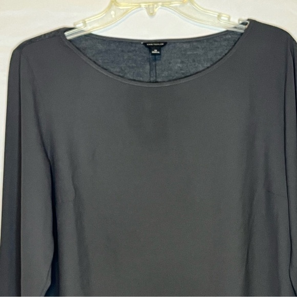 Ann Taylor, Women’s Gray Long Sleeve Blouse Size Medium - Picture 4 of 8